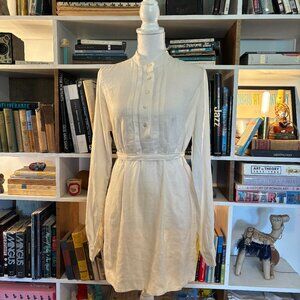 Lucky Brand Shirt Dress Utility XL Linen